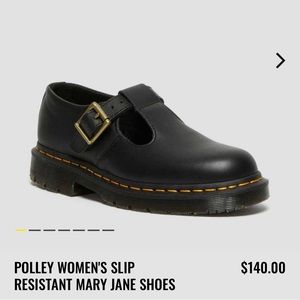 Dr. Martens, Women's Polley Slip Resistant Service Shoes size 8 us women’s